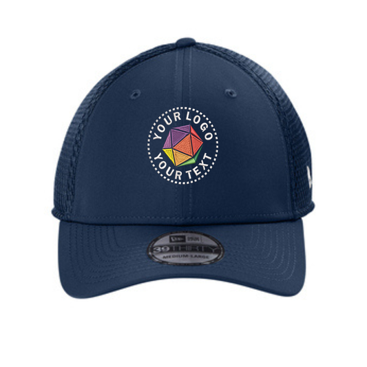 New Era® 39THIRTY® Custom Embroidered Performance Stretch Mesh Cap - NE1130