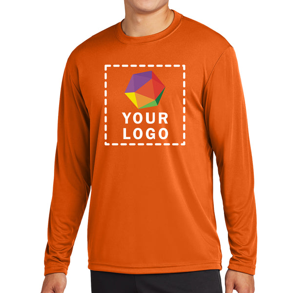 Sport-Tek® Custom Printed Long Sleeve PosiCharge® Competitor™ Tee - ST350LS