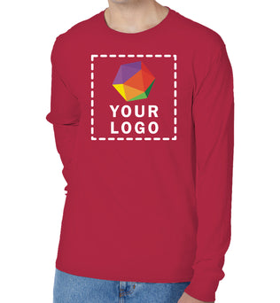 Hanes Men's Authentic-T Long-Sleeve Pocket T-Shirt - 5596