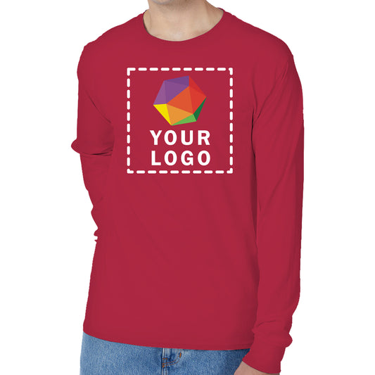 Hanes Men's Authentic-T Long-Sleeve Pocket T-Shirt - 5596