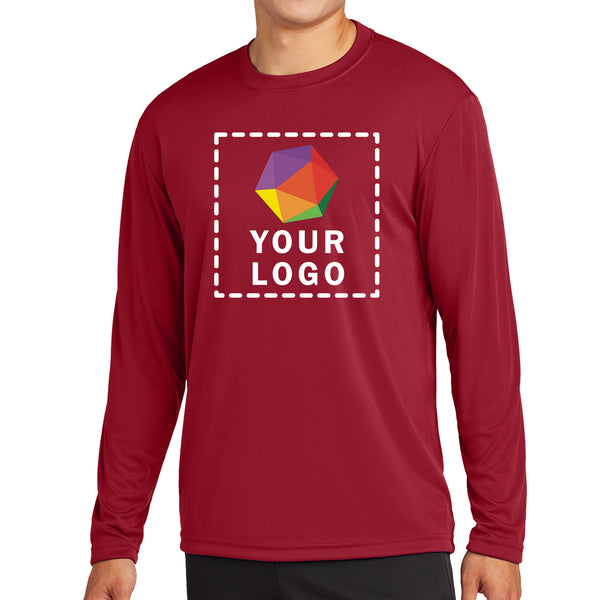 Sport-Tek® Custom Printed Long Sleeve PosiCharge® Competitor™ Tee - ST350LS