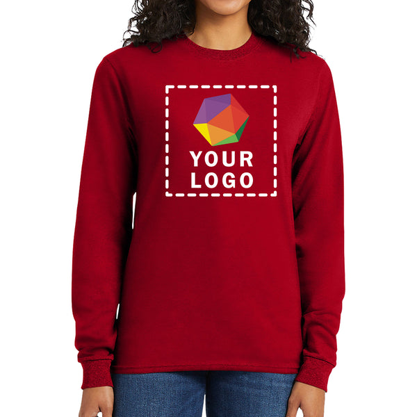 Hanes Men's ComfortSoft® Custom Printed Long-Sleeve T-Shirt - 5286