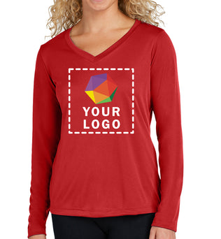 Sport-Tek® Women's Long Sleeve PosiCharge® Competitor™ V-Neck Tee - LST353LS
