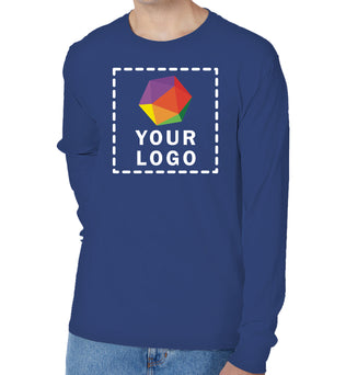 Hanes Men's Authentic-T Long-Sleeve Pocket T-Shirt - 5596