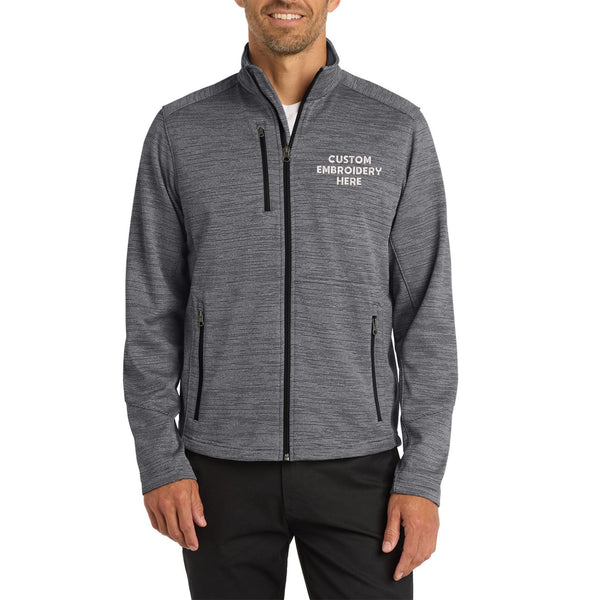 Port Authority® Custom Embroidered Digi Stripe Fleece Jacket - F231