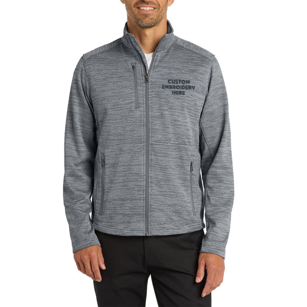 Port Authority® Custom Embroidered Digi Stripe Fleece Jacket - F231