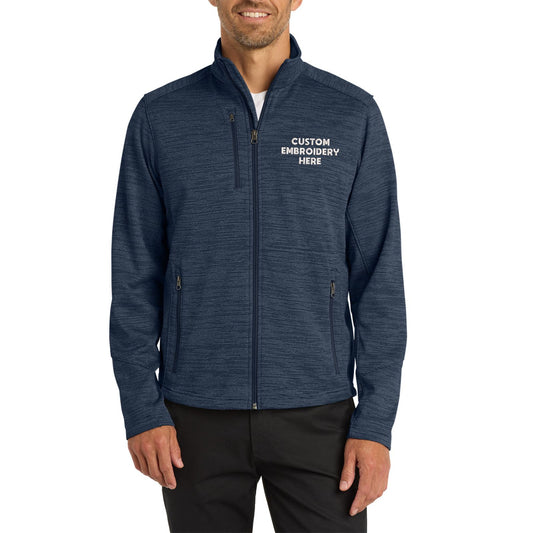 Port Authority® Custom Embroidered Digi Stripe Fleece Jacket - F231