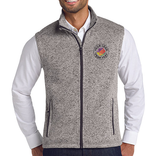 Port Authority ® Custom Embroidered Sweater Fleece Vest - F236