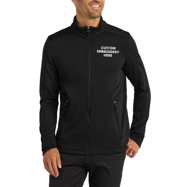 Port Authority® Custom Embroidered Grid Fleece Jacket - F239
