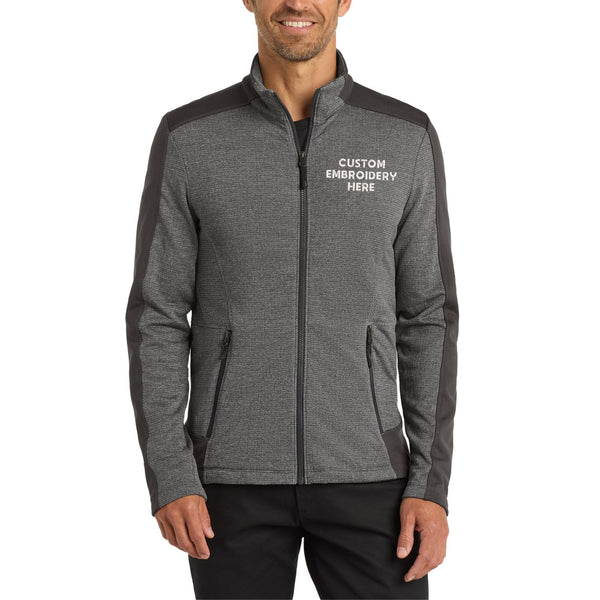 Port Authority® Custom Embroidered Grid Fleece Jacket - F239