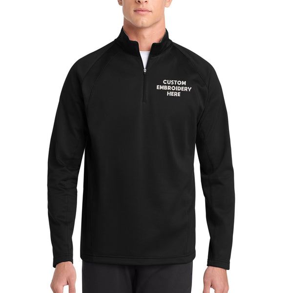 Sport-Tek® Sport-Wick® Custom Embroidered Fleece 1/4-Zip Pullover - F243