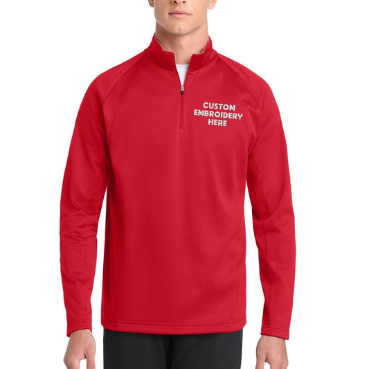 Sport-Tek® Sport-Wick® Custom Embroidered Fleece 1/4-Zip Pullover - F243