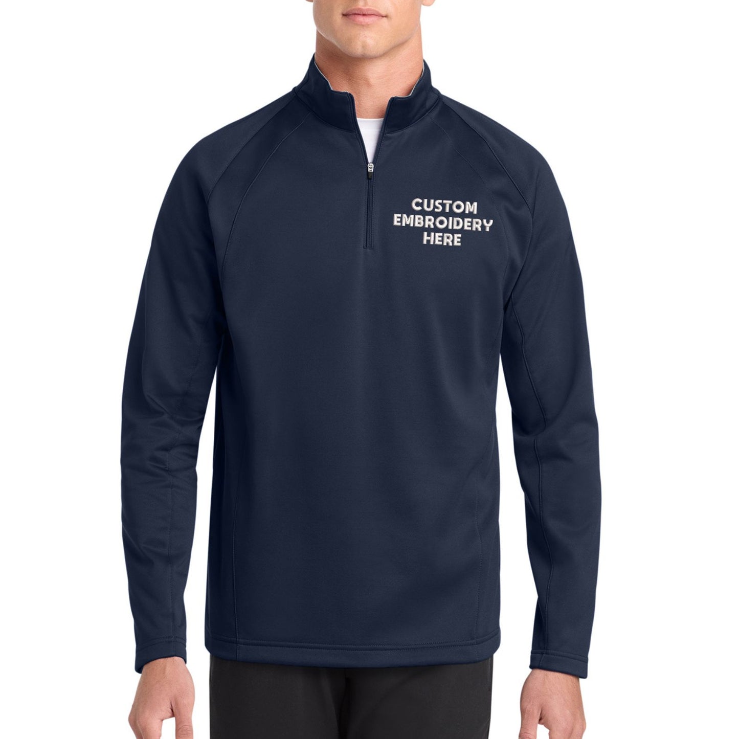 Sport-Tek® Sport-Wick® Custom Embroidered Fleece 1/4-Zip Pullover - F243