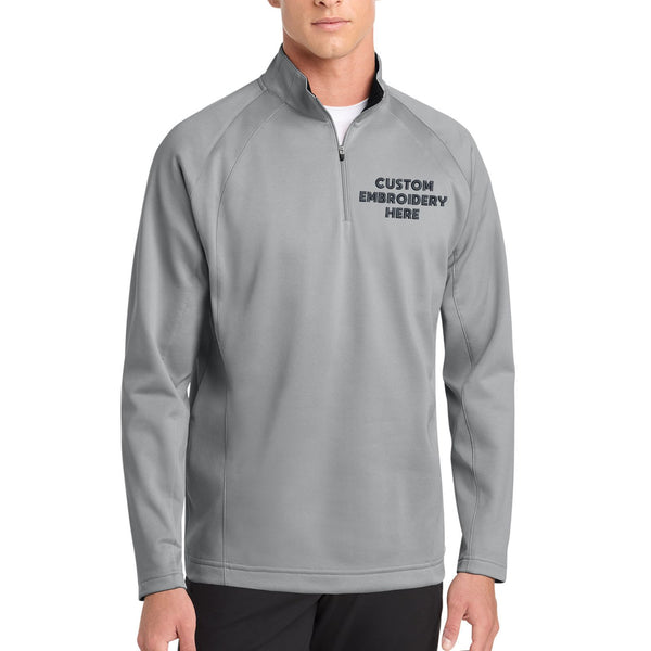 Sport-Tek® Sport-Wick® Custom Embroidered Fleece 1/4-Zip Pullover - F243