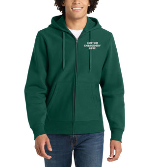 Sport-Tek® Custom Embroidered Super Heavyweight Full-Zip Hooded Sweatshirt - F282