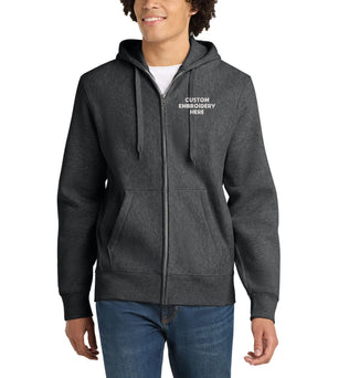Sport-Tek® Custom Embroidered Super Heavyweight Full-Zip Hooded Sweatshirt - F282