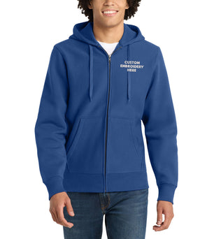 Sport-Tek® Custom Embroidered Super Heavyweight Full-Zip Hooded Sweatshirt - F282