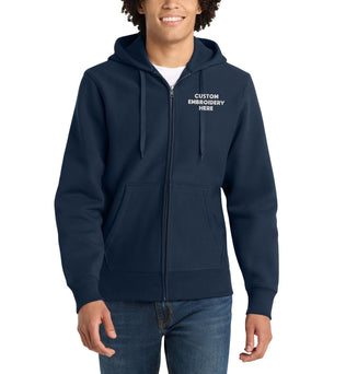 Sport-Tek® Custom Embroidered Super Heavyweight Full-Zip Hooded Sweatshirt - F282