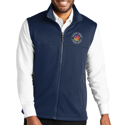 Port Authority® Custom Embroidered Collective Smooth Fleece Vest - F906