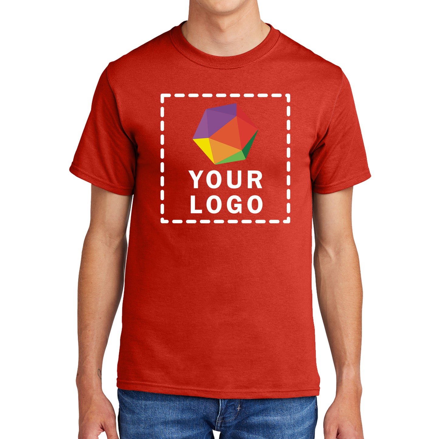 Port & Company® Custom Printed Essential Custom Printed Tee - PC61