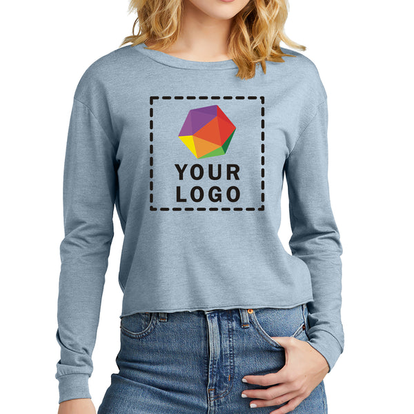 District® Custom Printed Women’s Perfect Tri® Midi Long Sleeve Tee - DT141