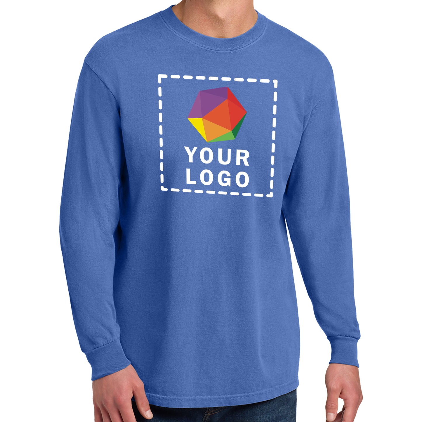 Comfort Colors Custom Printed Adult Heavyweight RS Long-Sleeve T-Shirt - 6014