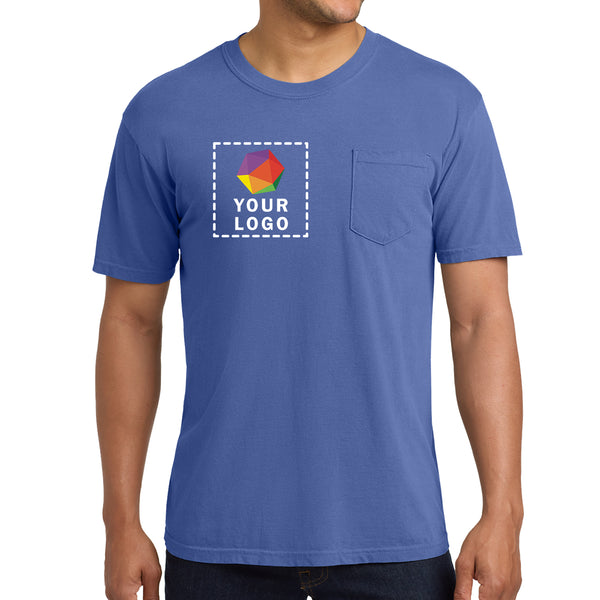 Comfort Colors® Custom Printed Heavyweight Ring Spun Pocket Tee - 6030