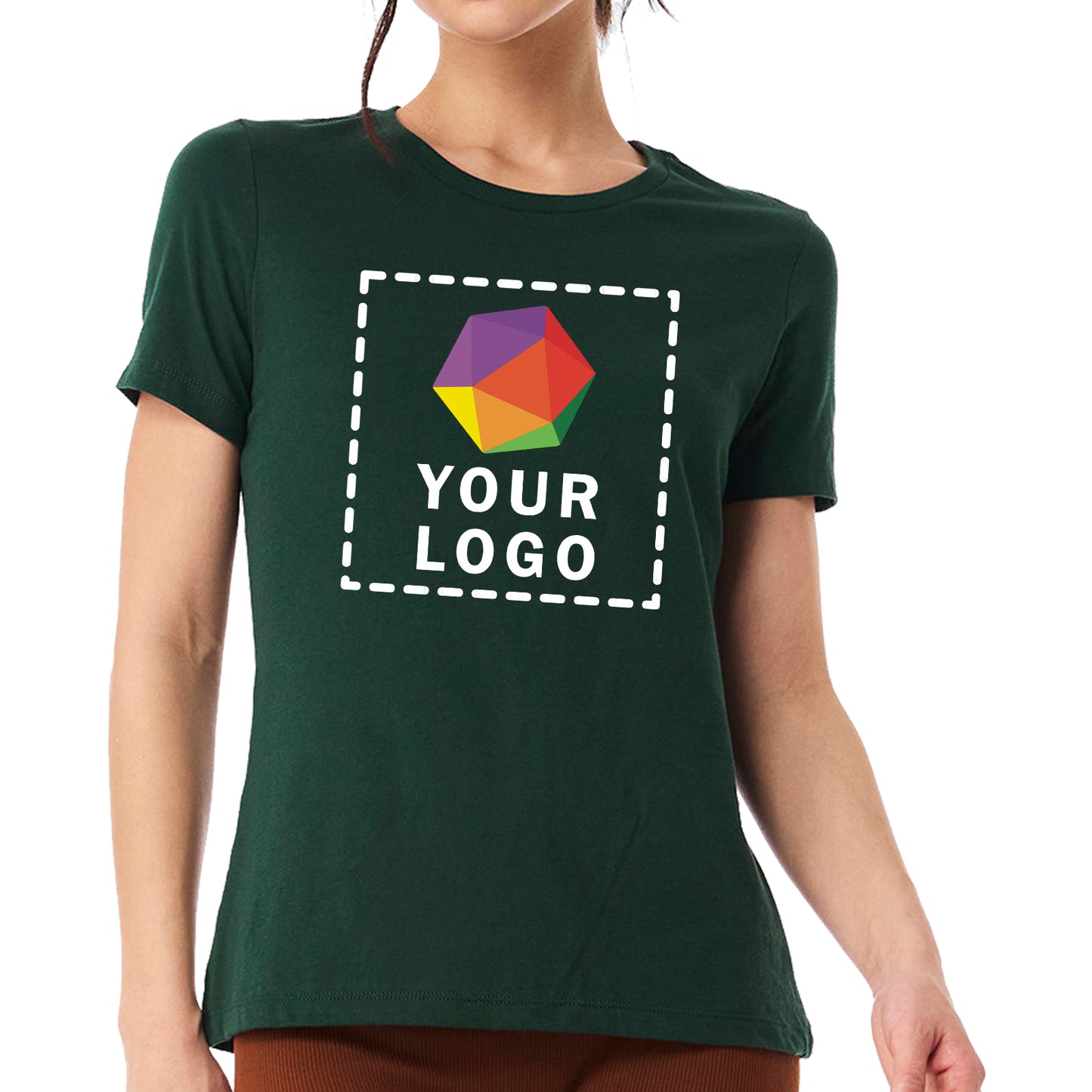 Bella + Canvas Custom Printed Ladies' Relaxed Jersey Short-Sleeve T-Shirt - B6400