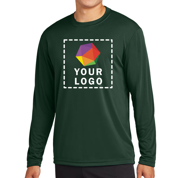 Sport-Tek® Custom Printed Long Sleeve PosiCharge® Competitor™ Tee - ST350LS