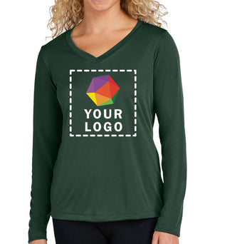 Sport-Tek® Women's Long Sleeve PosiCharge® Competitor™ V-Neck Tee - LST353LS