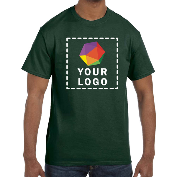 Jerzees® Dri-Power® 50/50 Cotton/Poly Custom Printed T-Shirt. 29M