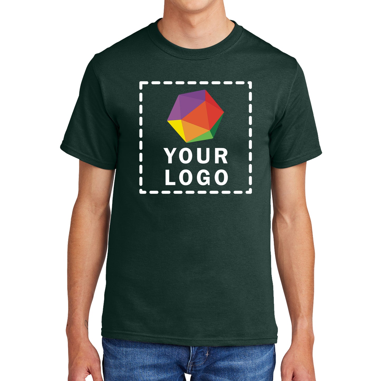 Port & Company® Custom Printed Essential Custom Printed Tee - PC61