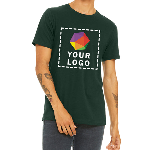 Bella + Canvas Custom Printed Unisex Jersey T-Shirt -3001C