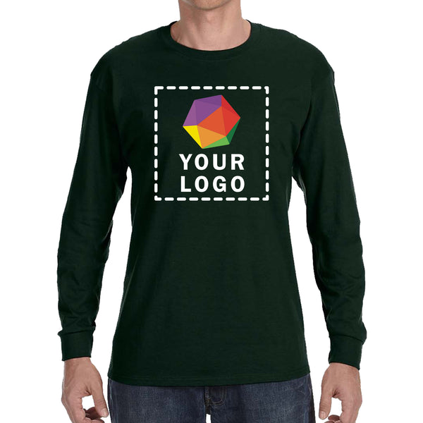 Gildan Custom Printed Adult Heavy Cotton™ Long-Sleeve T-Shirt - G5400