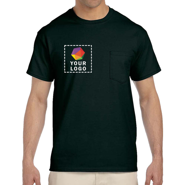 Gildan Custom Printed Adult Ultra Cotton®Pocket T-Shirt - G2300