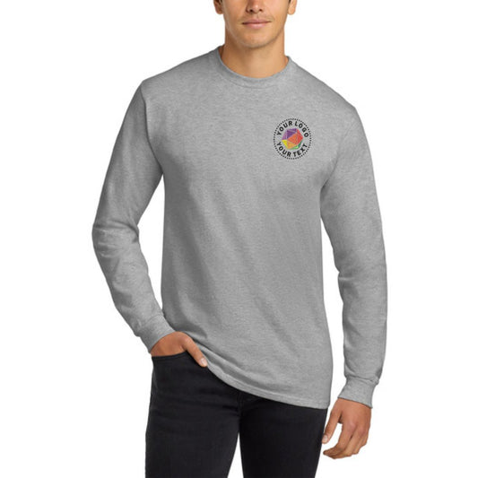 Gildan® Custom Embroidered Ultra Cotton® 100% US Cotton Long Sleeve T-Shirt - G2400