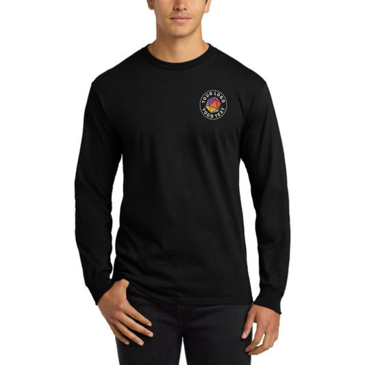 Gildan® Custom Embroidered Ultra Cotton® 100% US Cotton Long Sleeve T-Shirt - G2400