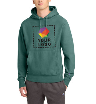 Champion® Reverse Weave® Custom Printed Garment-Dyed Hooded Sweatshirt - GDS101