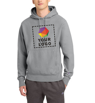Champion® Reverse Weave® Custom Printed Garment-Dyed Hooded Sweatshirt - GDS101