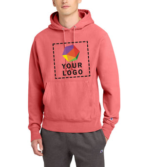 Champion® Reverse Weave® Custom Printed Garment-Dyed Hooded Sweatshirt - GDS101