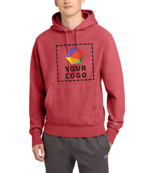 Champion® Reverse Weave® Custom Printed Garment-Dyed Hooded Sweatshirt - GDS101