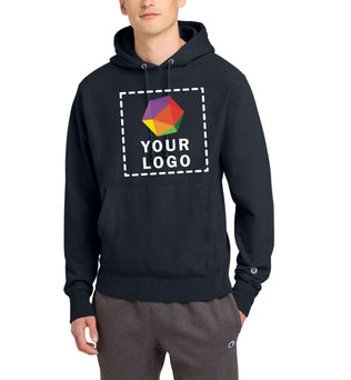 Champion® Reverse Weave® Custom Printed Garment-Dyed Hooded Sweatshirt - GDS101