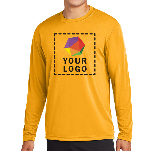 Sport-Tek® Custom Printed Long Sleeve PosiCharge® Competitor™ Tee - ST350LS