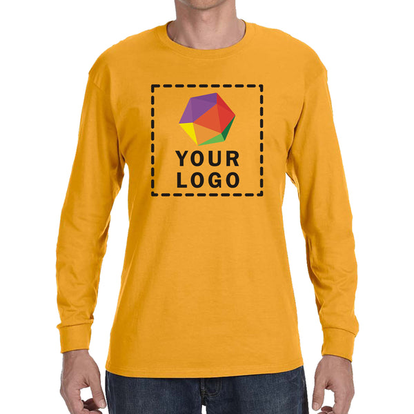 Gildan Custom Printed Adult Heavy Cotton™ Long-Sleeve T-Shirt - G5400