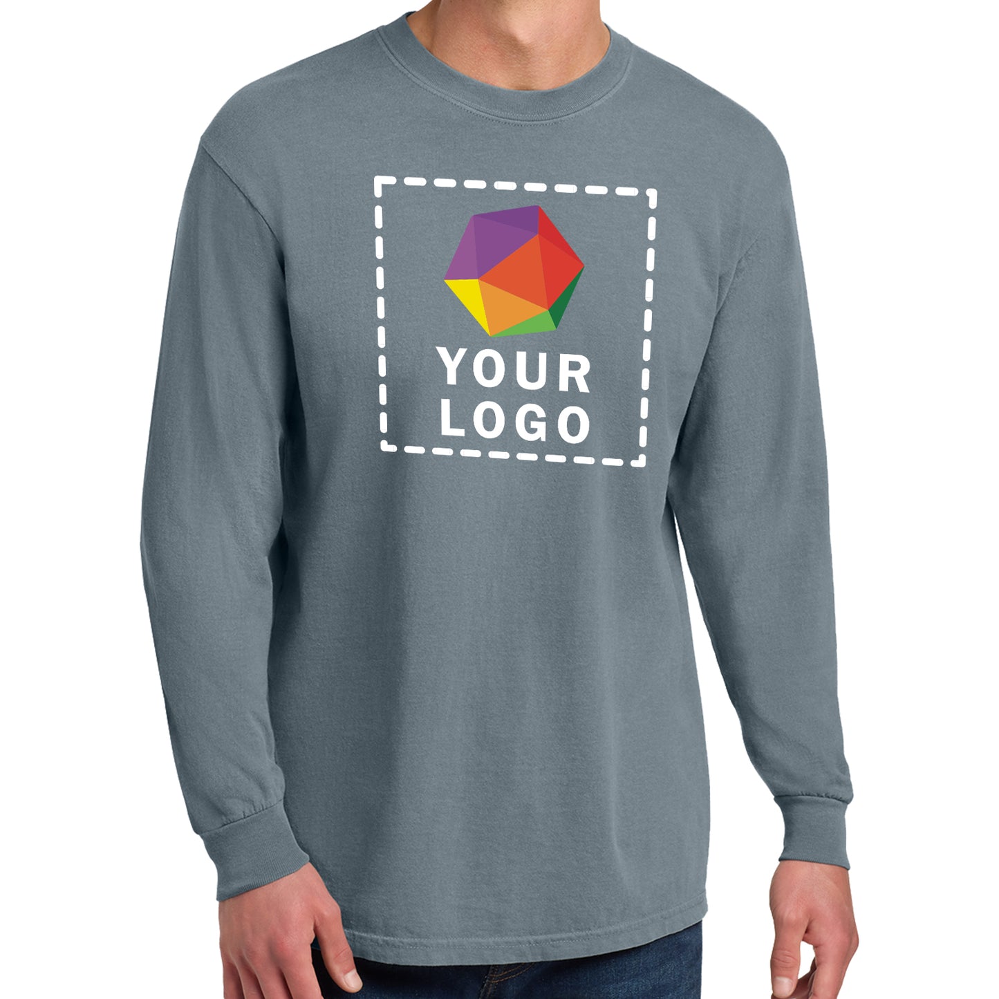 Comfort Colors Custom Printed Adult Heavyweight RS Long-Sleeve T-Shirt - 6014