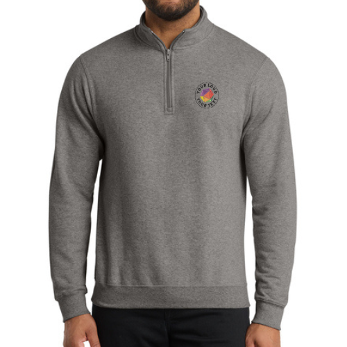 Port & Co™ Custom Embroidered Core Fleece 1/4-Zip Pullover Sweatshirt  -  PC78Q