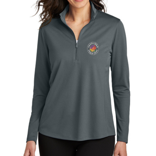 Port Authority® Custom Embrodiered Women's Dry Zone® UV Micro-Mesh 1/4-Zip  -  LK112