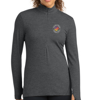 Sport-Tek® Custom Embroidered Women's Exchange 1.5 Long Sleeve 1/2-Zip  -  LST711