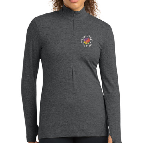 Sport-Tek® Custom Embroidered Women's Exchange 1.5 Long Sleeve 1/2-Zip  -  LST711