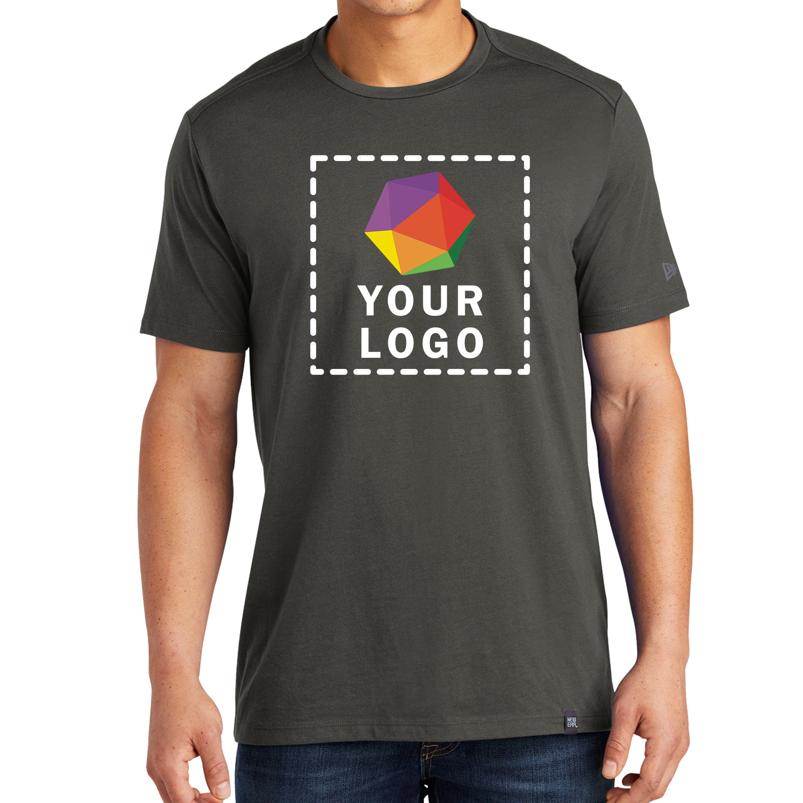 New Era® Heritage Blend Crew Tee - NEA100